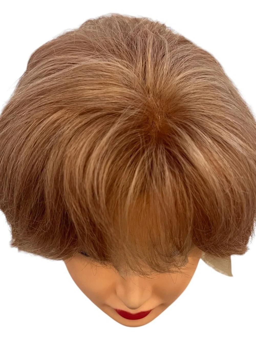 HD Lace Front Honey Blonde Human Hair Wig Short Layered Wig